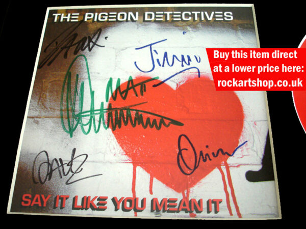 PIGEON DETECTIVES AUTOGRAPHS