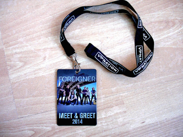 FOREIGNER VIP MEET GREET PHOTO FULLY AUTOGRAPHED 3.4.14