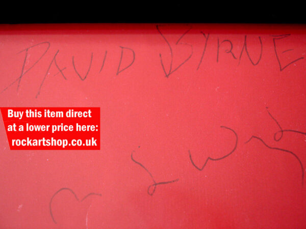 David Byrne & Tina Weymouth Autographs