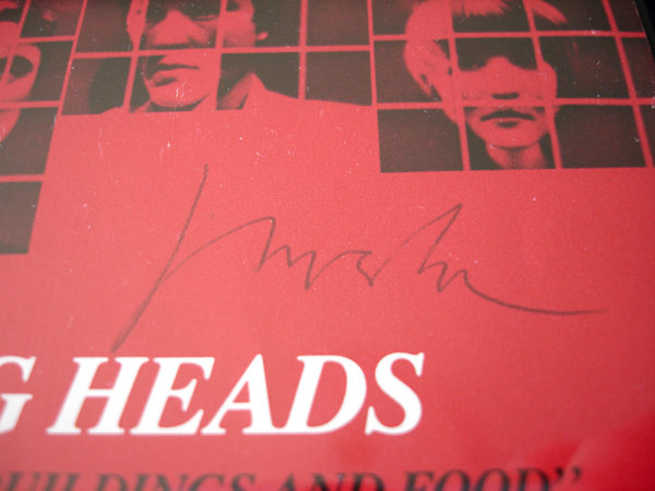 Jerry Harrison Autograph
