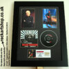 WILKO JOHNSON SIGNED AUTOGRAPHED FRAMED MUSIC MEMORABILIA