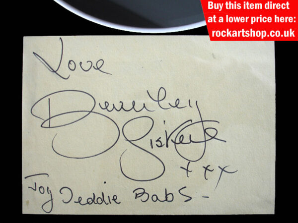 BEVERLEY SISTERS AUTOGRAPHS BABS JOY TEDDIE