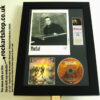 MEAT LOAF AUTOGRAPHED HANG COOL TEDDY BEAR CD FRAMED MEAT LOAF AUTOGRAPHED HANG COOL TEDDY BEAR CD FRAMED