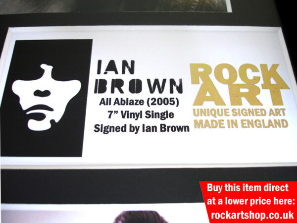 Ian Brown Signed Memorabilia