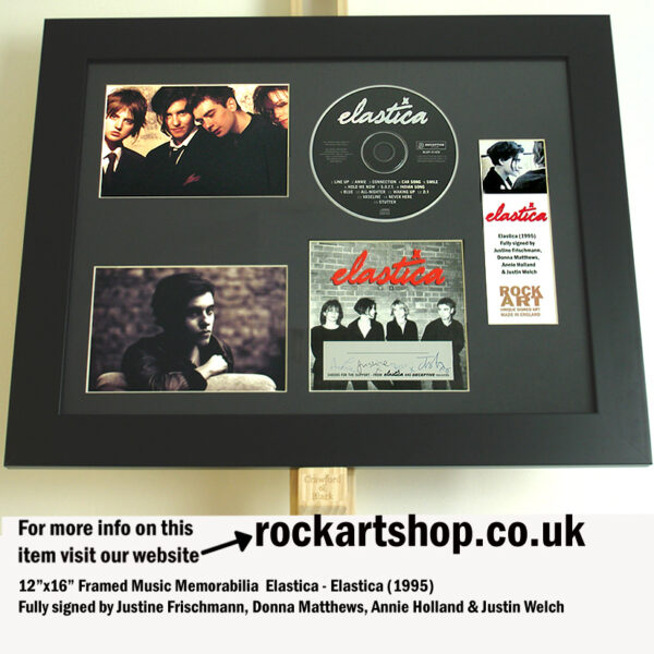 ELASTICA FULLY AUTOGRAPHED JUSTINE FRISCHMANN +DONNA+ANNIE +JUSTIN