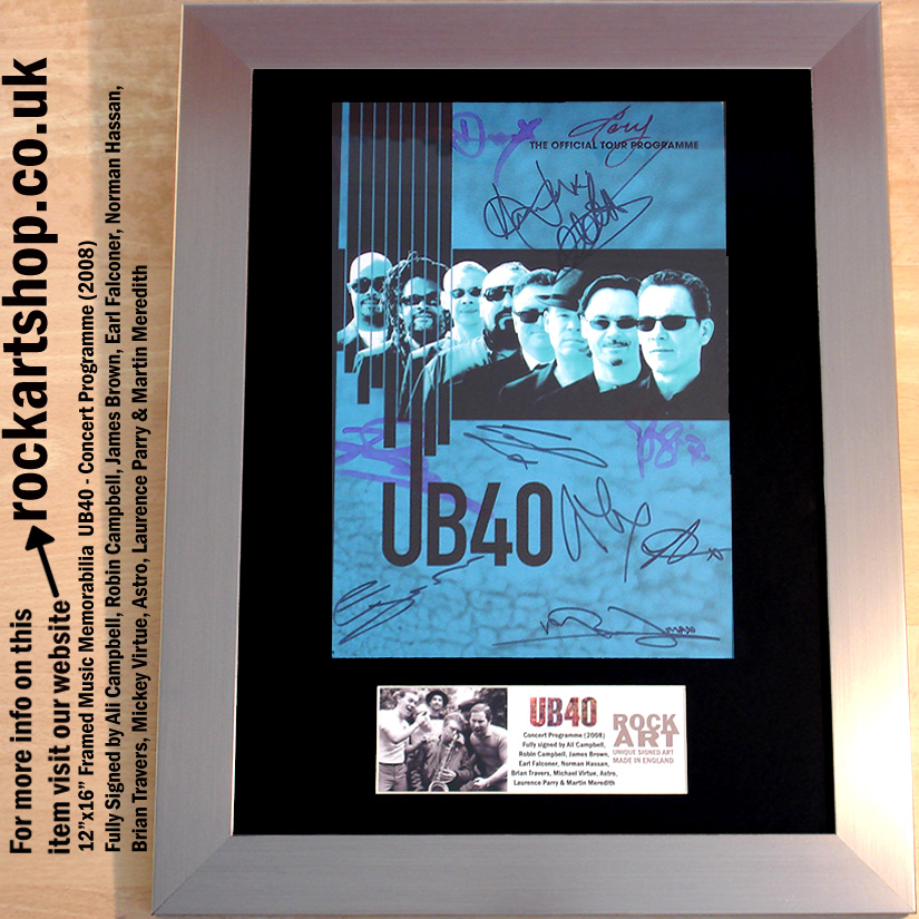 ub40 signed gold disc 