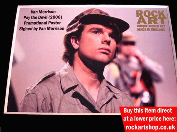 VAN MORRISON SIGNED MUSIC MEMORABILIA
