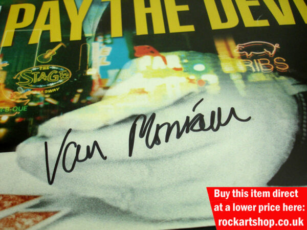 VAN MORRISON AUTOGRAPH
