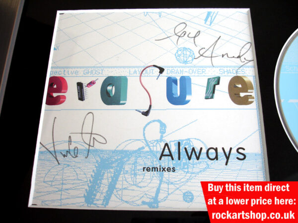ERASURE CD AUTOGRAPHED BY VINCE CLARKE & ANDY BELL