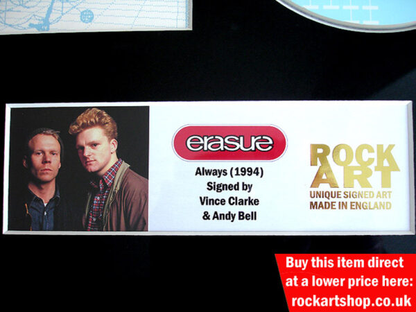 ERASURE SIGNED MEMORABILIA