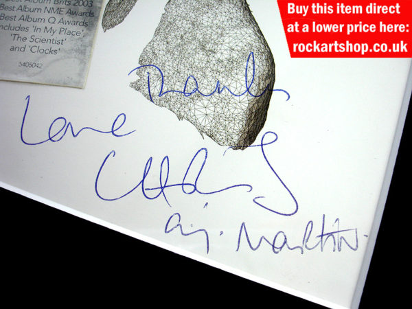 CHRIS MARTIN AUTOGRAPH