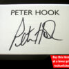 Joy Division Peter Hook Autograph