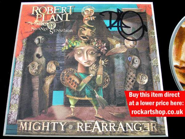 Robert Plant Autographed Mighty ReArranger
