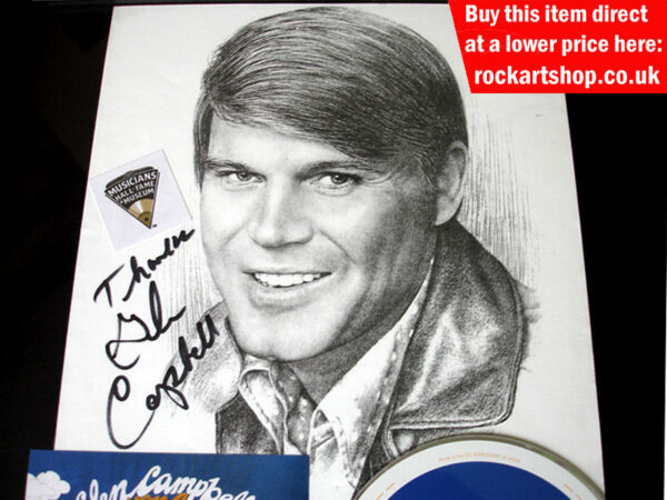 Glen Campbell Signed Photo