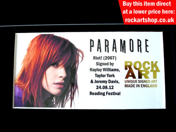 Paramore Signed Memorabilia