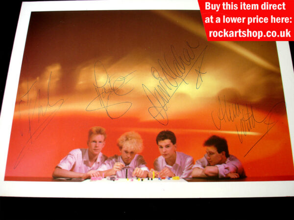 Depeche Mode Fully Signed Fan Club Photo 1983