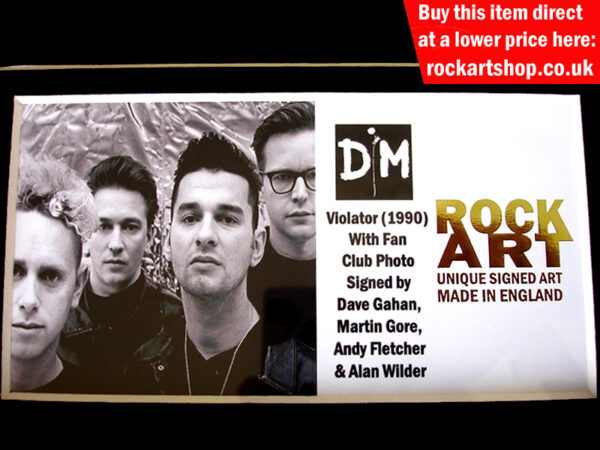 Depeche Mode Signed Music Memorabilia