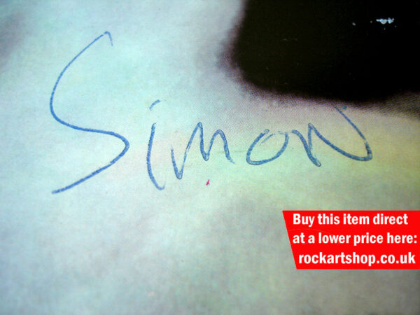 Simon Gallup Autograph