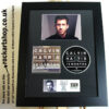 CALVIN HARRIS AUTOGRAPHED 18 MONTHS CD FRAMED MEMORABILIA