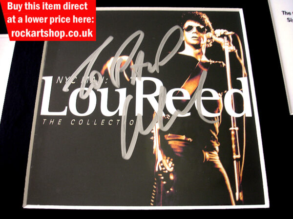 LOU REED SIGNED NYC MAN CD