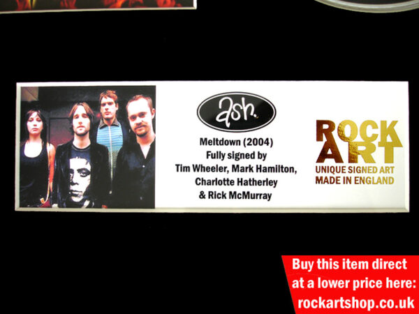 Ash Fully Signed Music Memorabilia
