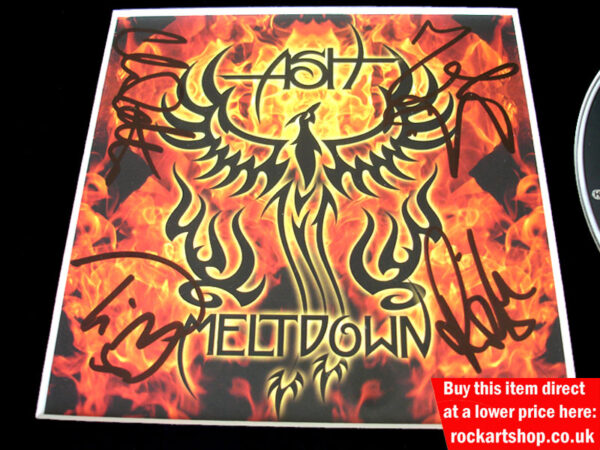 Ash Fully Autographed Meltdown CD