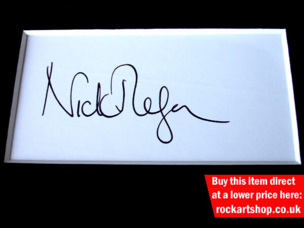 Nick Mason Signature Pink Floyd Autograph