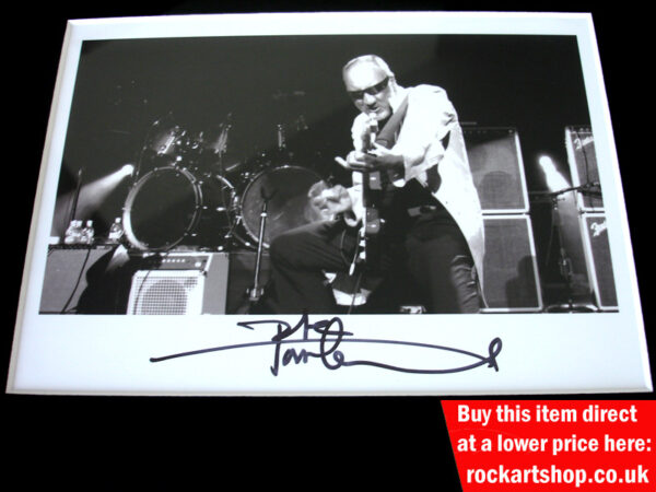 Publicity Photo Signed by Pete Townshend