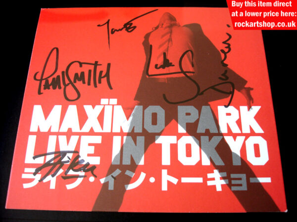 Maximo Park A Certain Trigger Autographed CD