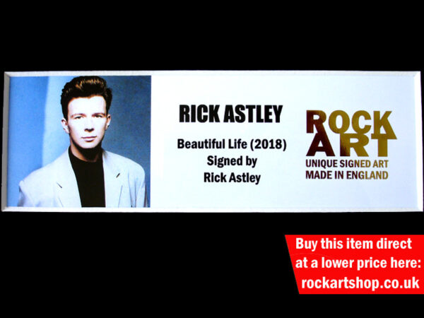 Rick Astley Signed Music Memorabilia