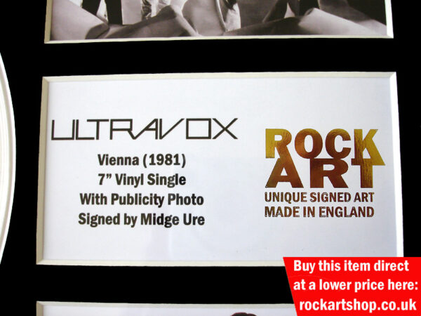 Ultravox Signed Music Memorabilia