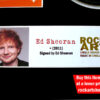 Ed Sheeran Signed Music Memorabilia