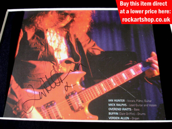 MOTT THE HOOPLE SIGNED ALL THE YOUNG DUDES