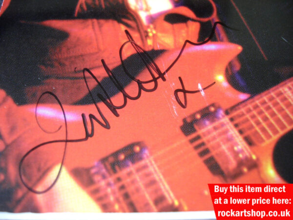 IAN HUNTER AUTOGRAPH MOTT THE HOOPLE