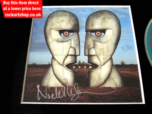 THE DIVISION BELL NICK MASON AUTOGRAPHED
