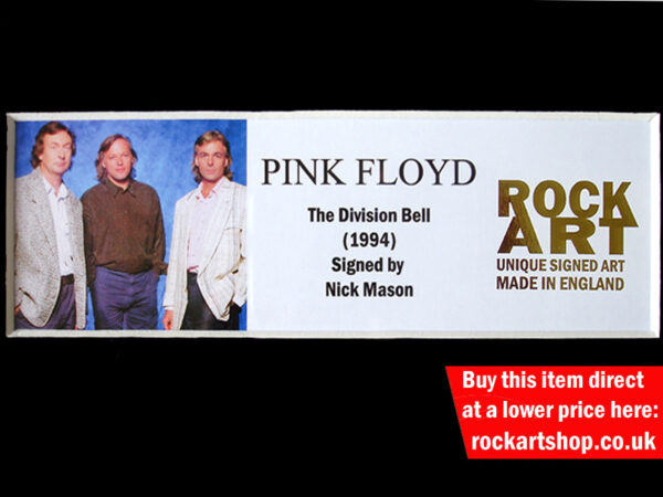 PINK FLOYD SIGNED MUSIC MEMORABILIA