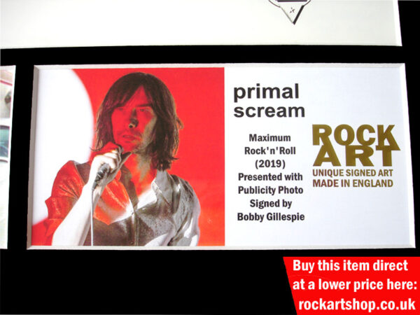 Primal Scream Signed Music Memorabilia