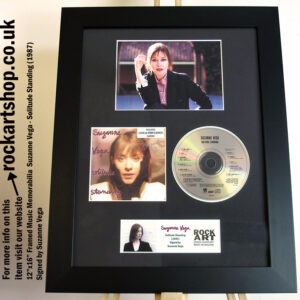 SUZANNE VEGA SIGNED SOLITUDE STANDING CD AUTOGRAPHED