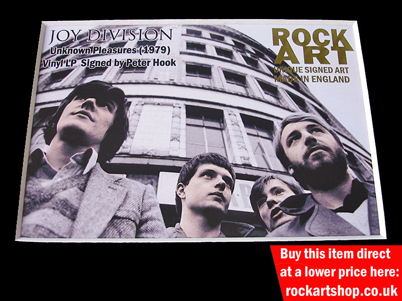 JOY DIVISION SIGNED MUSIC MEMORABILIA