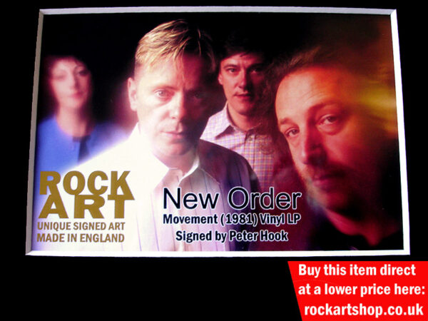 New Order Signed Music Memorabilia