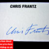 Chris Frantz Autograph