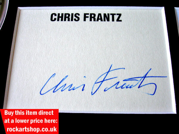 Chris Frantz Autograph
