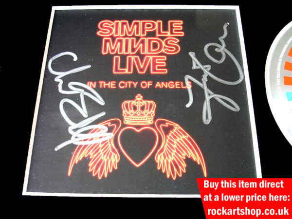 Simple Minds City Of Angels Signed Jim Kerr