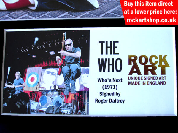 THE WHO Signed Music Memorabilia