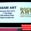 Adam Ant Signed Music Memorabilia