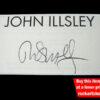 DIRE STRAITS JOHN ILLSLEY SIGNATURE