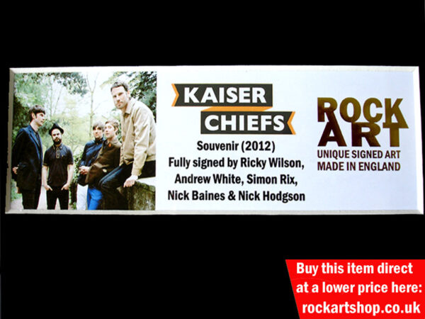 KAISER CHIEFS Signed Music Memorabilia