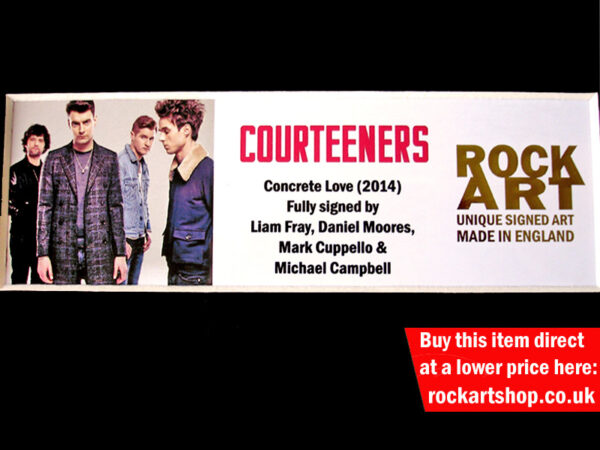 Courteeners Signed Music Memorabilia