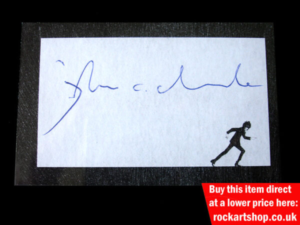 JOHN COOPER CLARKE AUTOGRAPH