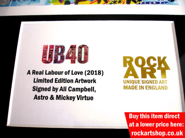 UB40 SIGNED MUSIC MEMORABILIA